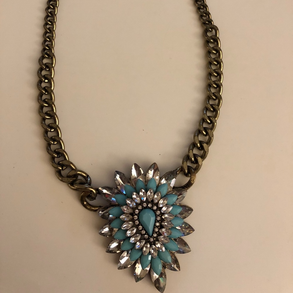 LOFT - Statement necklace.  Perfect to dress up any basic dress or outfit